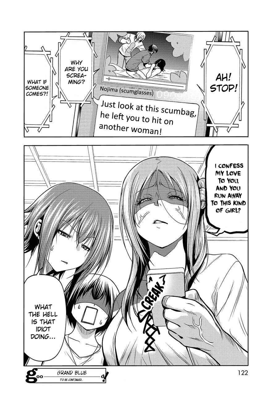 Grand Blue Dreaming Manga Chapter 67 page 37 - SHIT!