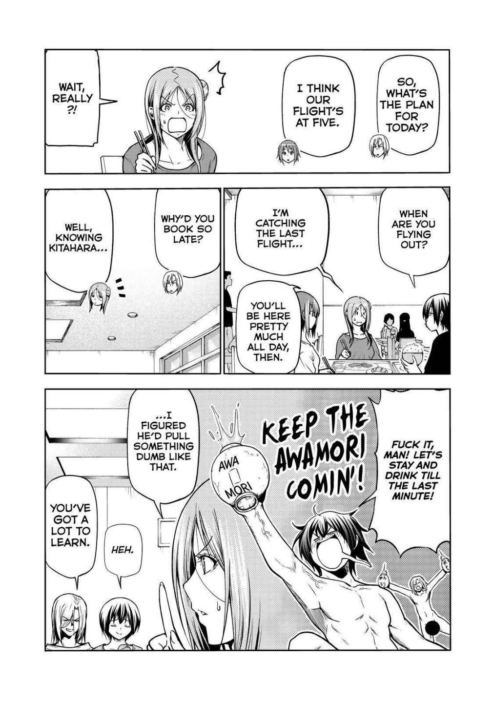 Grand Blue Dreaming Manga Chapter 69 page 3 - Two to Return