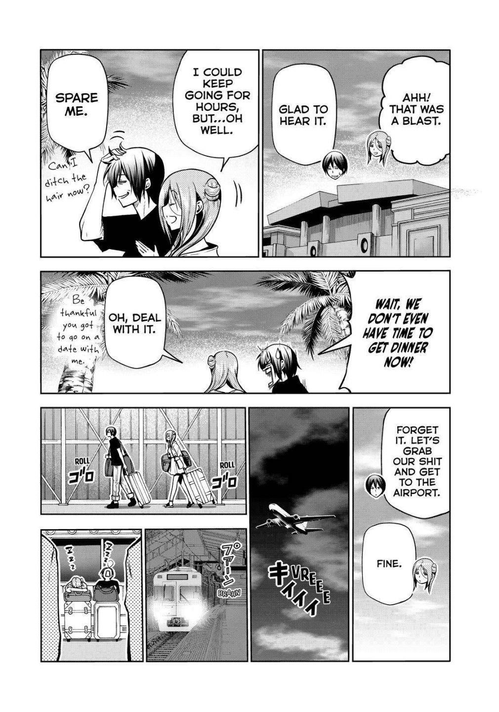 Grand Blue Dreaming Manga Chapter 69 page 34 - Two to Return