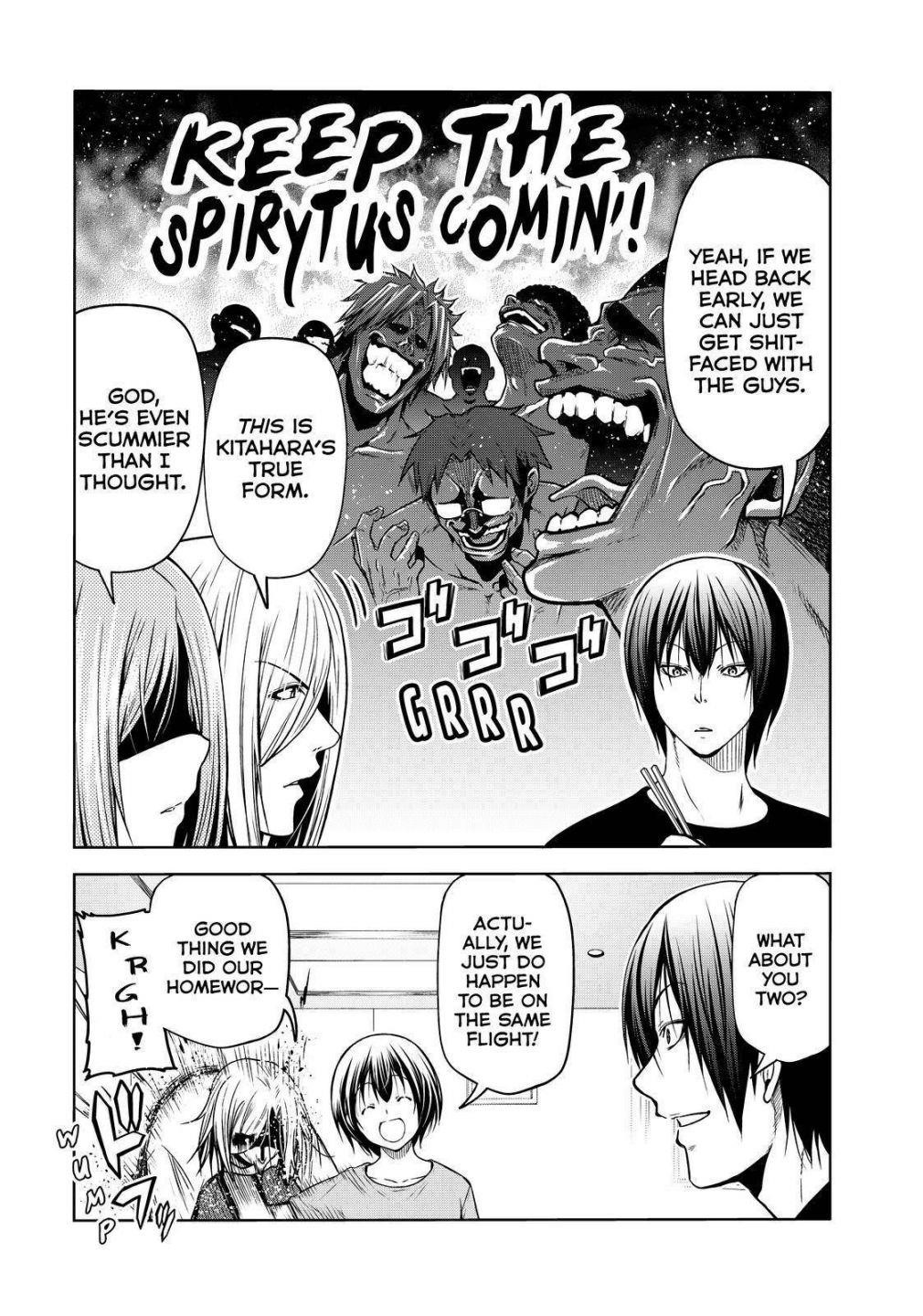 Grand Blue Dreaming Manga Chapter 69 page 4 - Two to Return