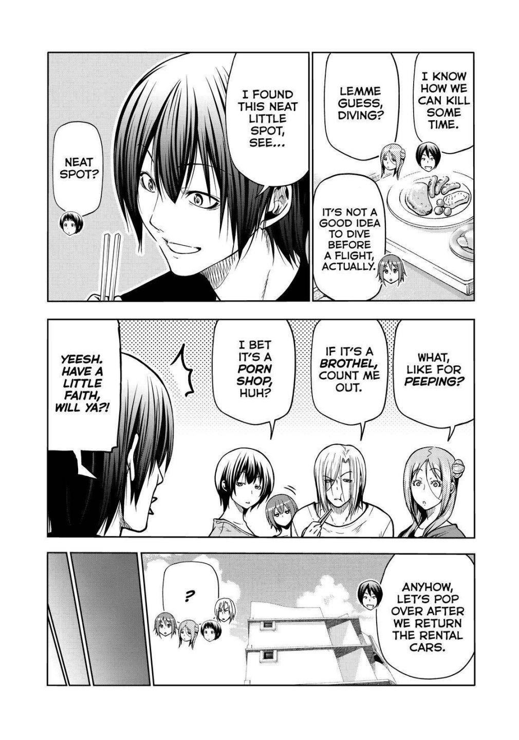 Grand Blue Dreaming Manga Chapter 69 page 5 - Two to Return