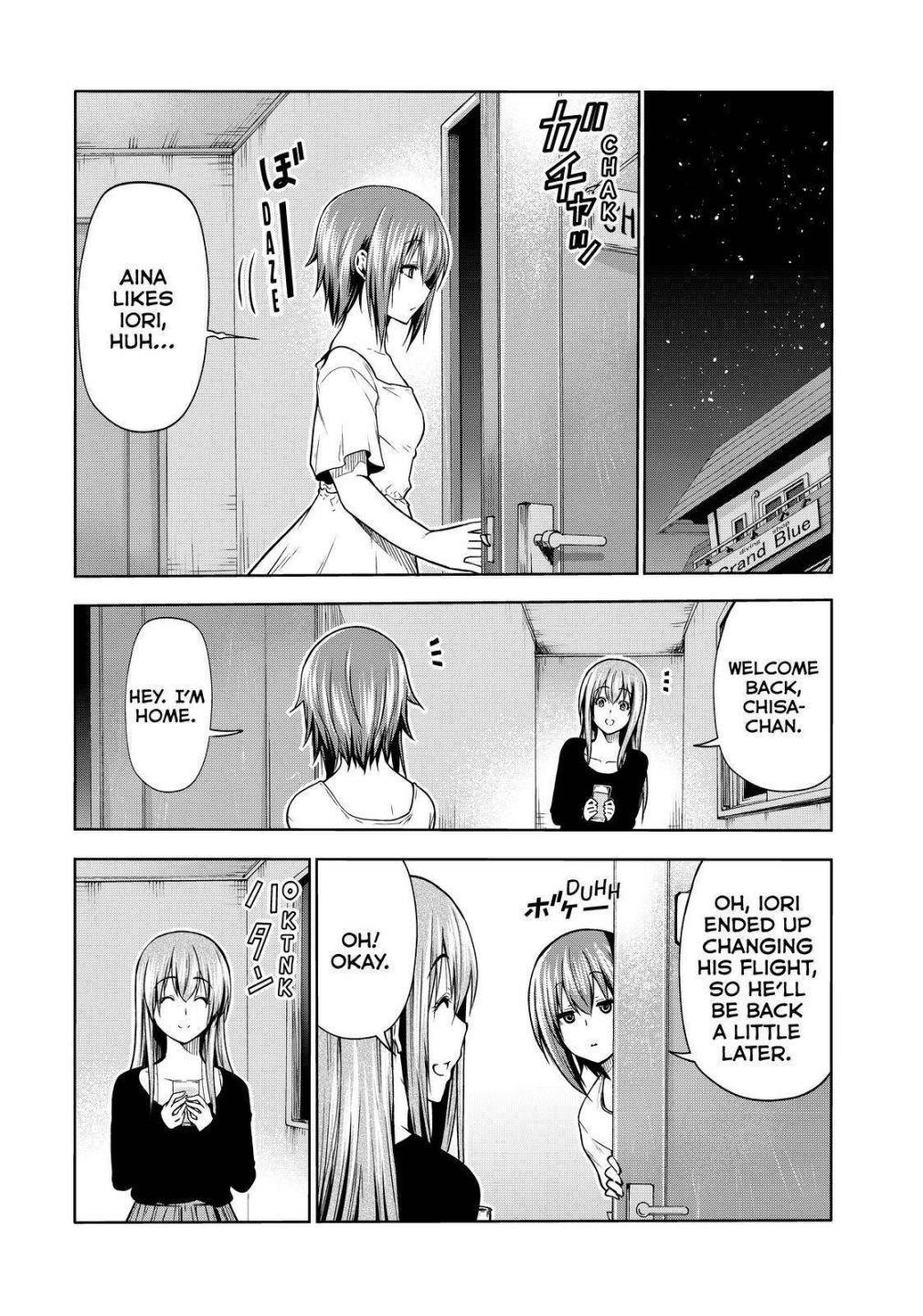 Grand Blue Dreaming Manga Chapter 69 page 56 - Two to Return