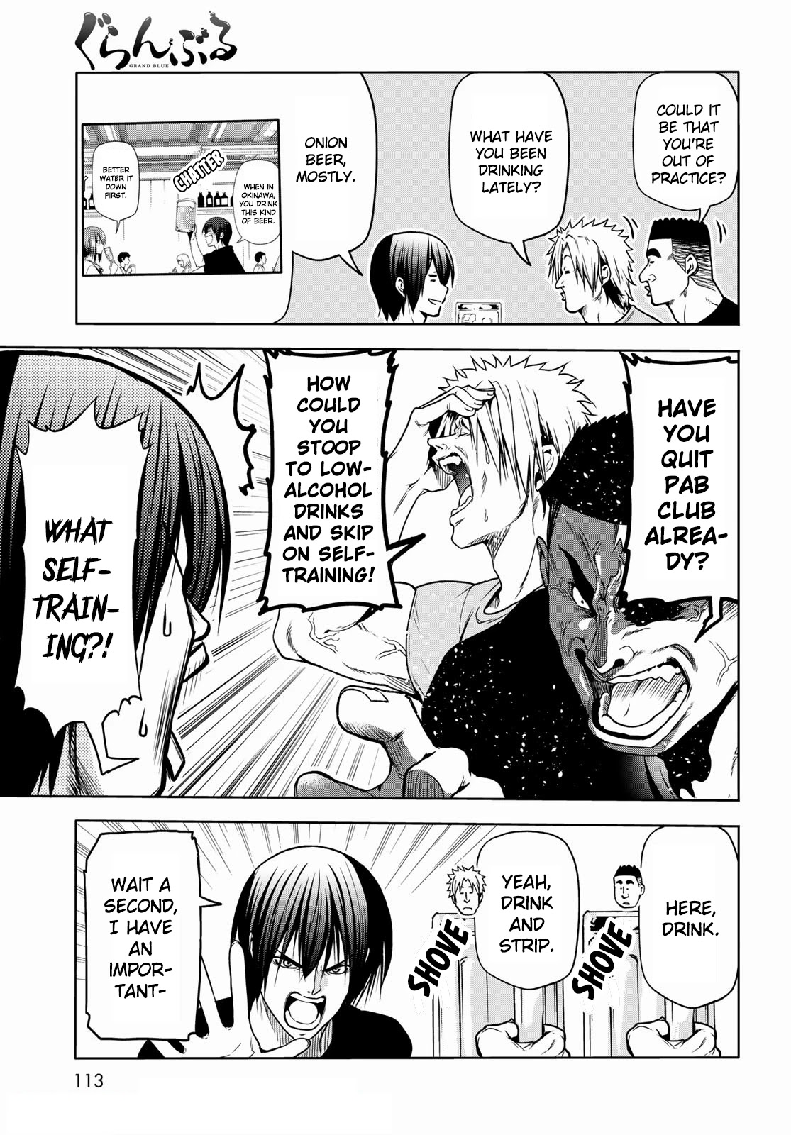 Grand Blue Dreaming Manga Chapter 70 page 22 - Death Game