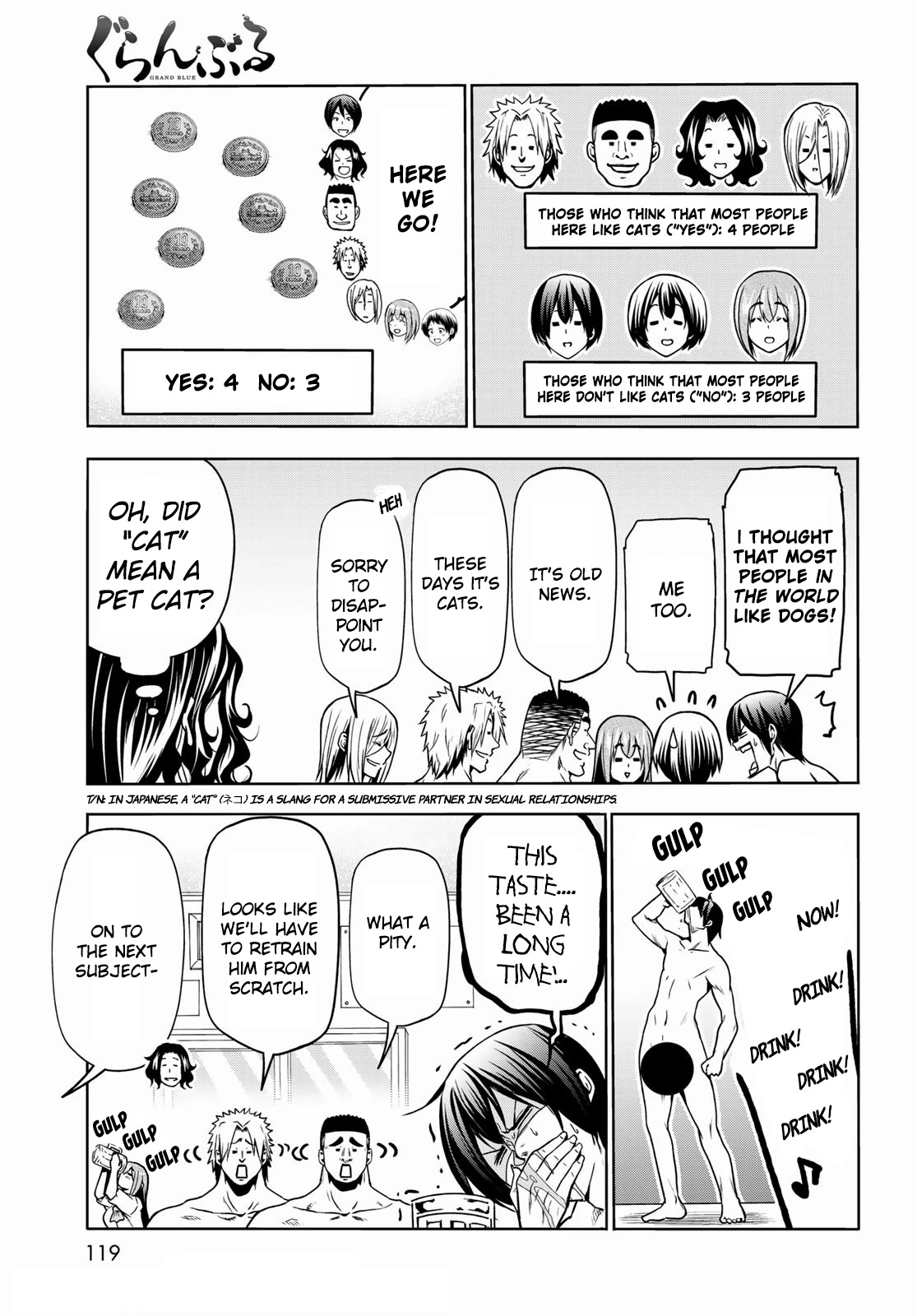 Grand Blue Dreaming Manga Chapter 70 page 28 - Death Game