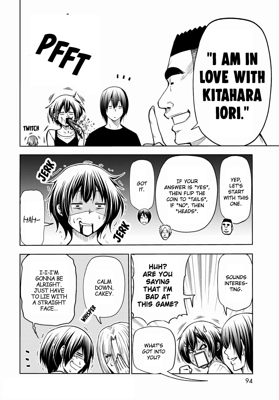 Grand Blue Dreaming Manga Chapter 70 page 4 - Death Game