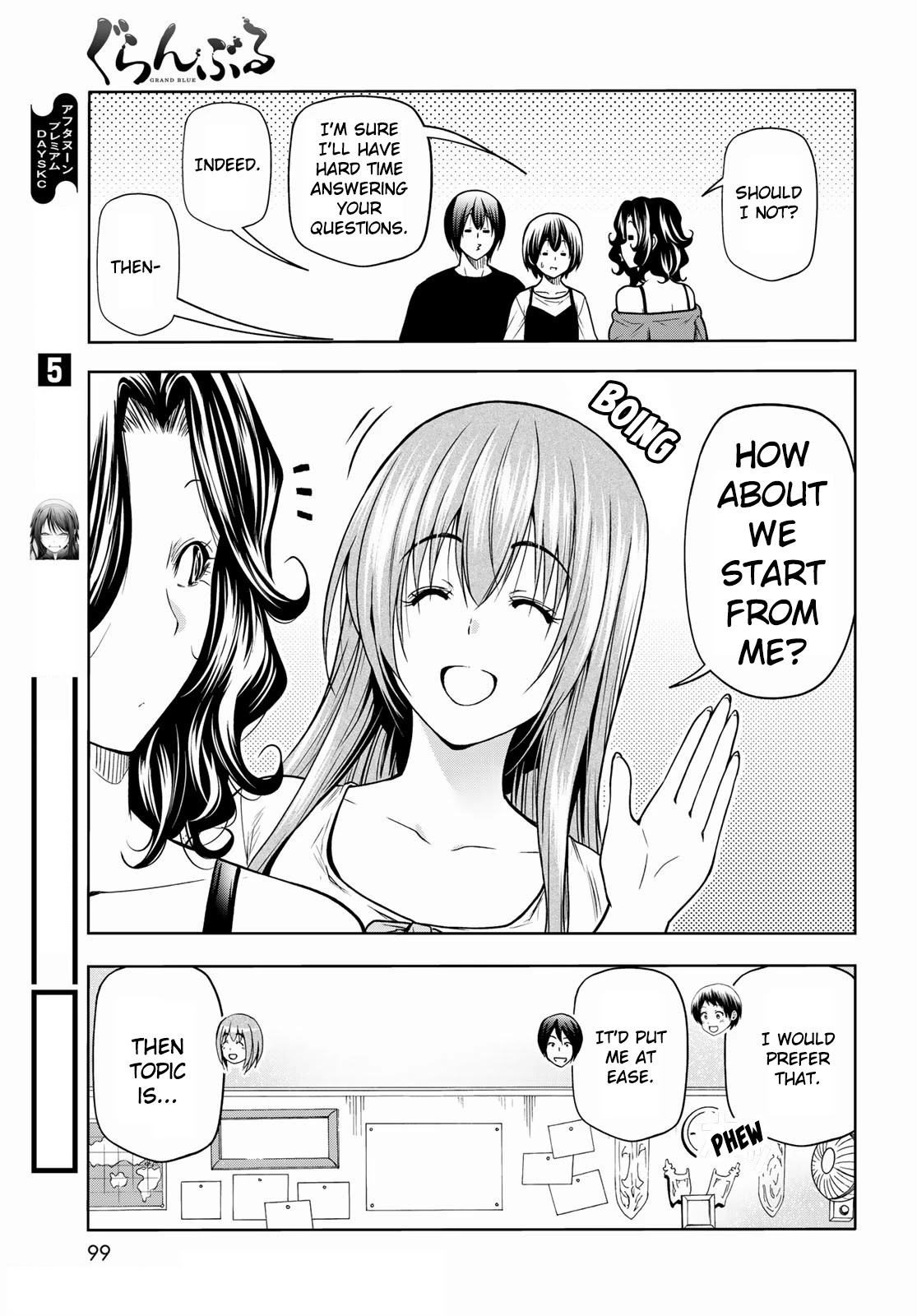 Grand Blue Dreaming Manga Chapter 70 page 9 - Death Game