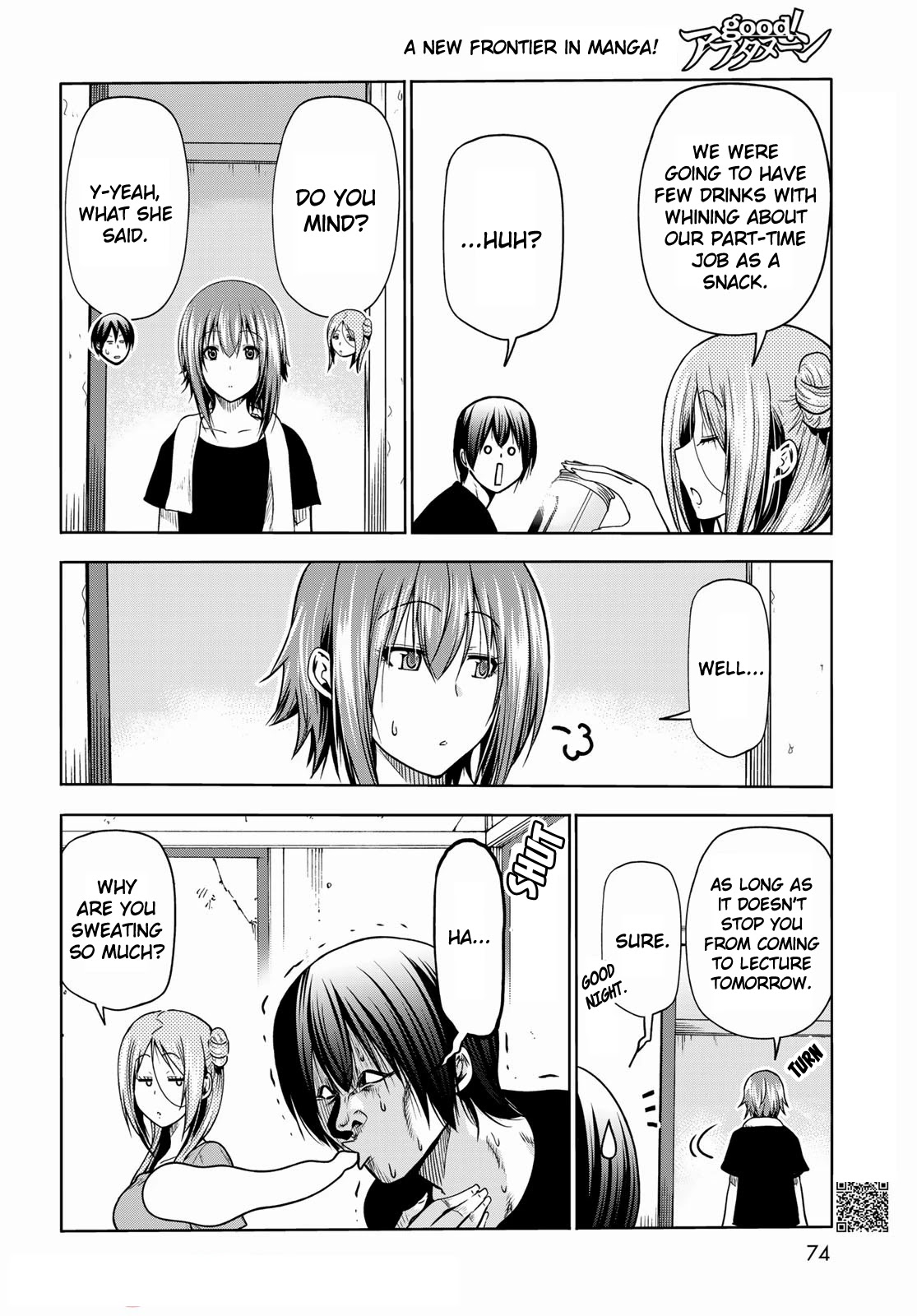 Grand Blue Dreaming Manga Chapter 71 page 18 - Bedtime Calisthenics