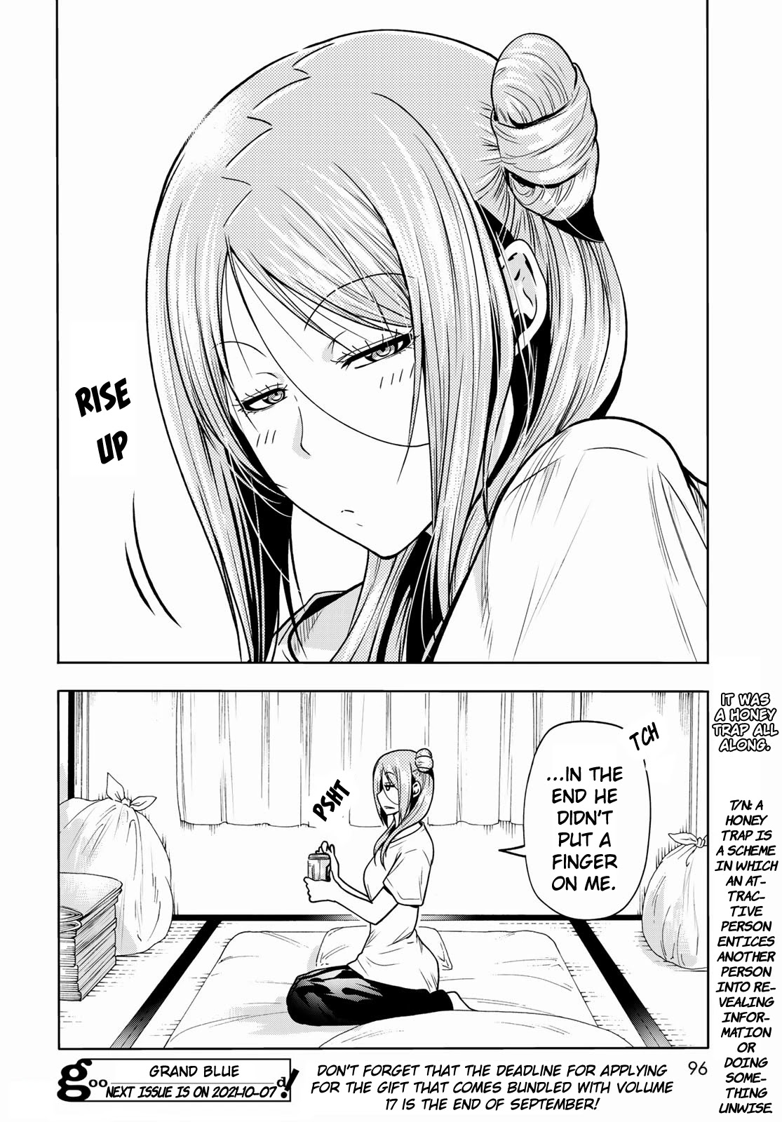Grand Blue Dreaming Manga Chapter 71 page 40 - Bedtime Calisthenics