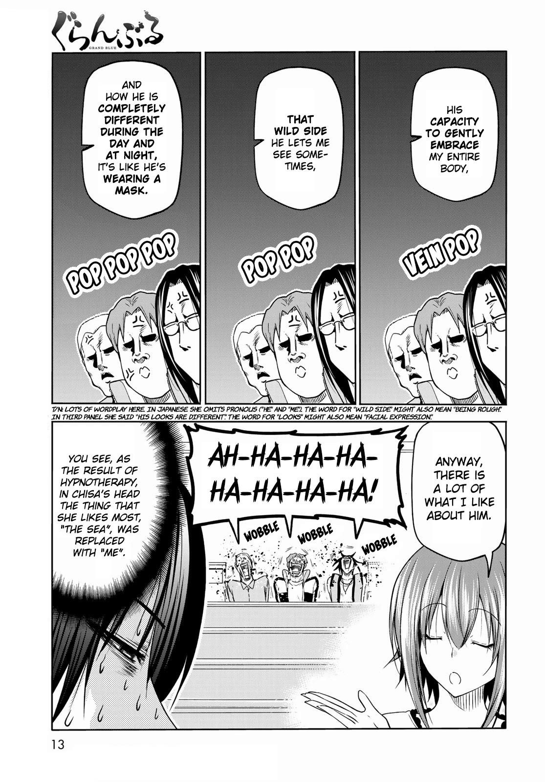 Grand Blue Dreaming Manga Chapter 74 page 10 - Hypnosis Crisis