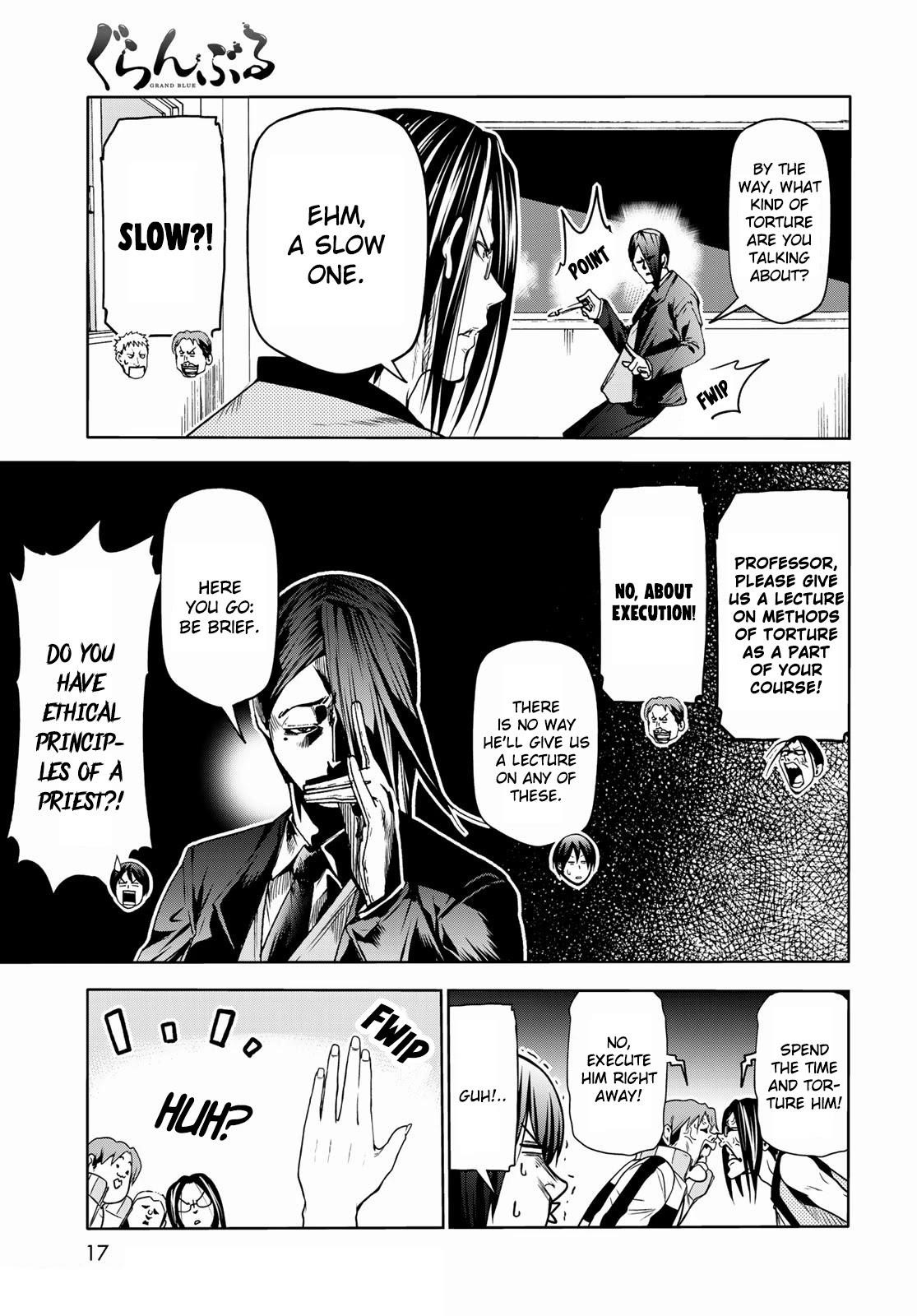 Grand Blue Dreaming Manga Chapter 74 page 14 - Hypnosis Crisis