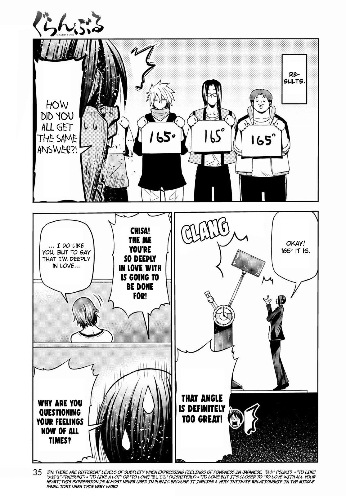 Grand Blue Dreaming Manga Chapter 74 page 32 - Hypnosis Crisis