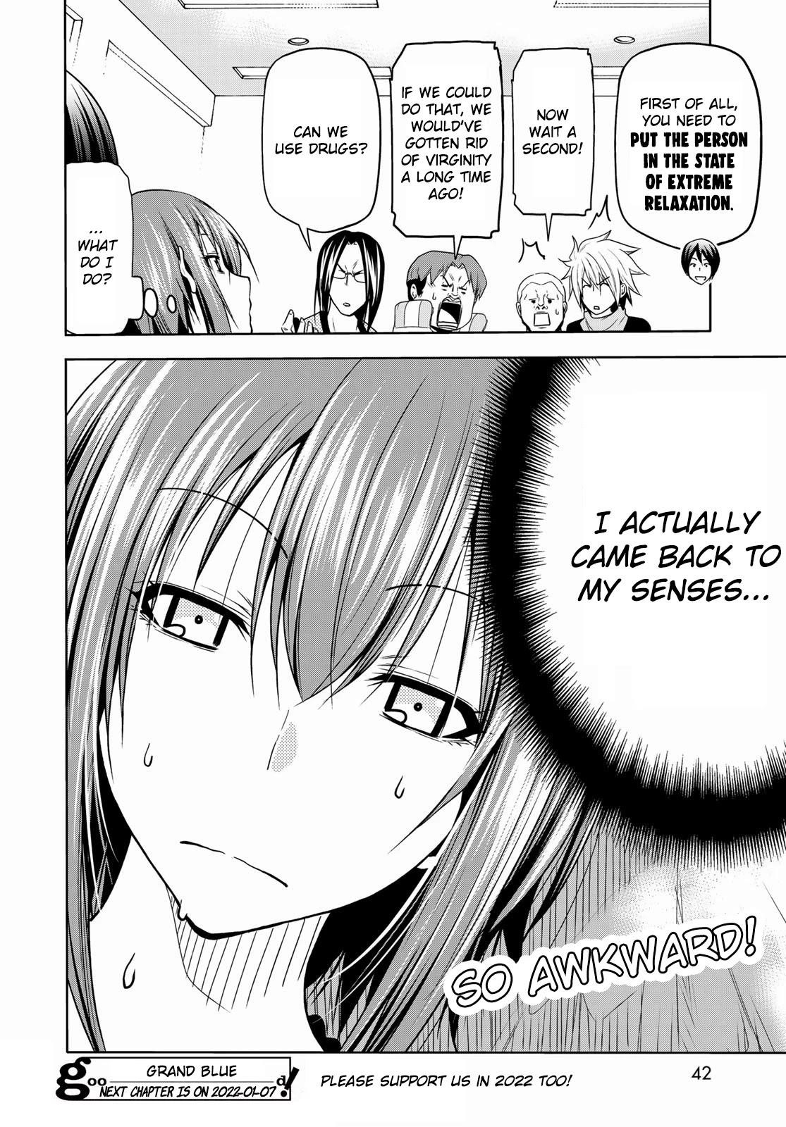Grand Blue Dreaming Manga Chapter 74 page 38 - Hypnosis Crisis