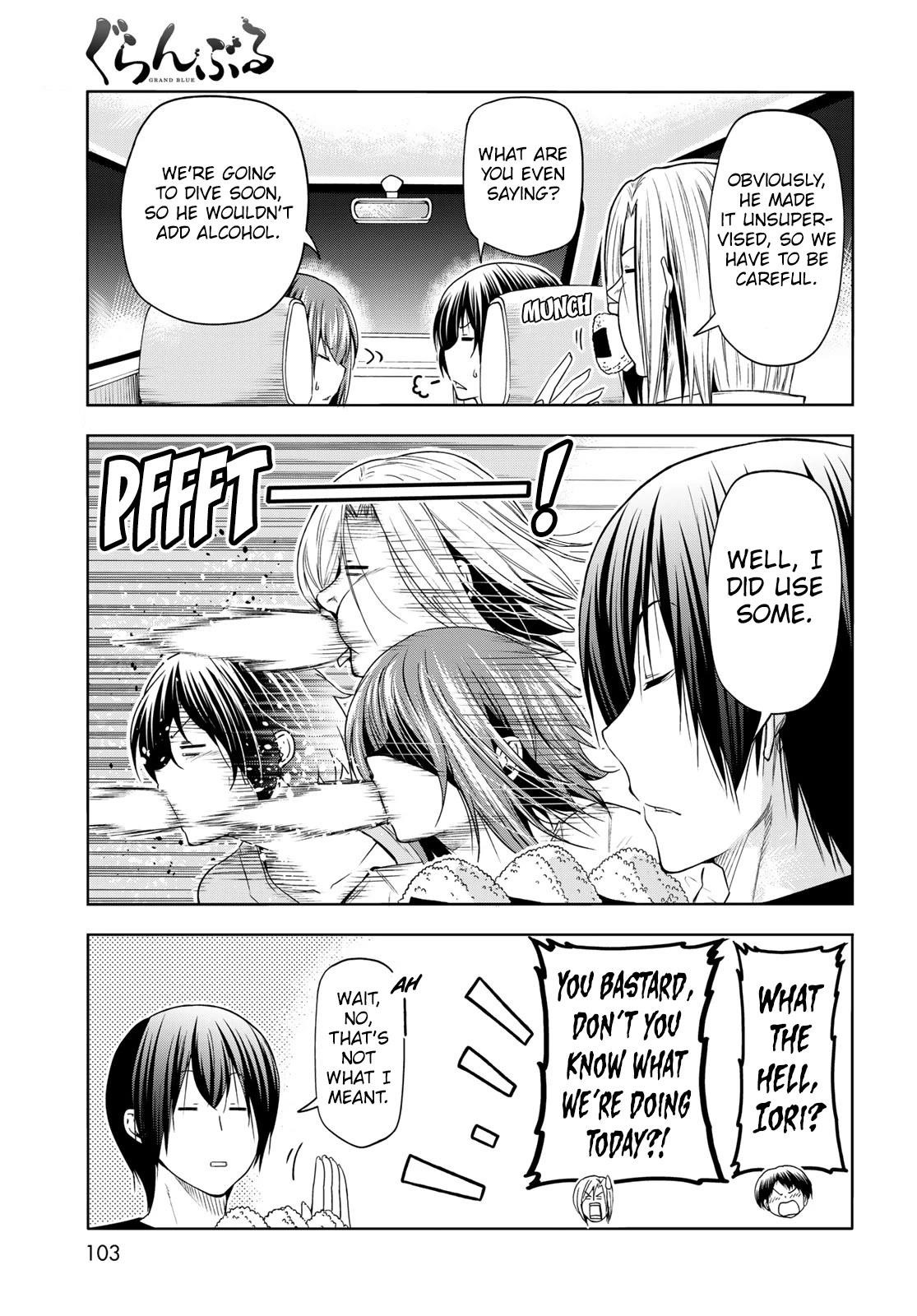 Grand Blue Dreaming Manga Chapter 81 page 11 - Shark Scramble