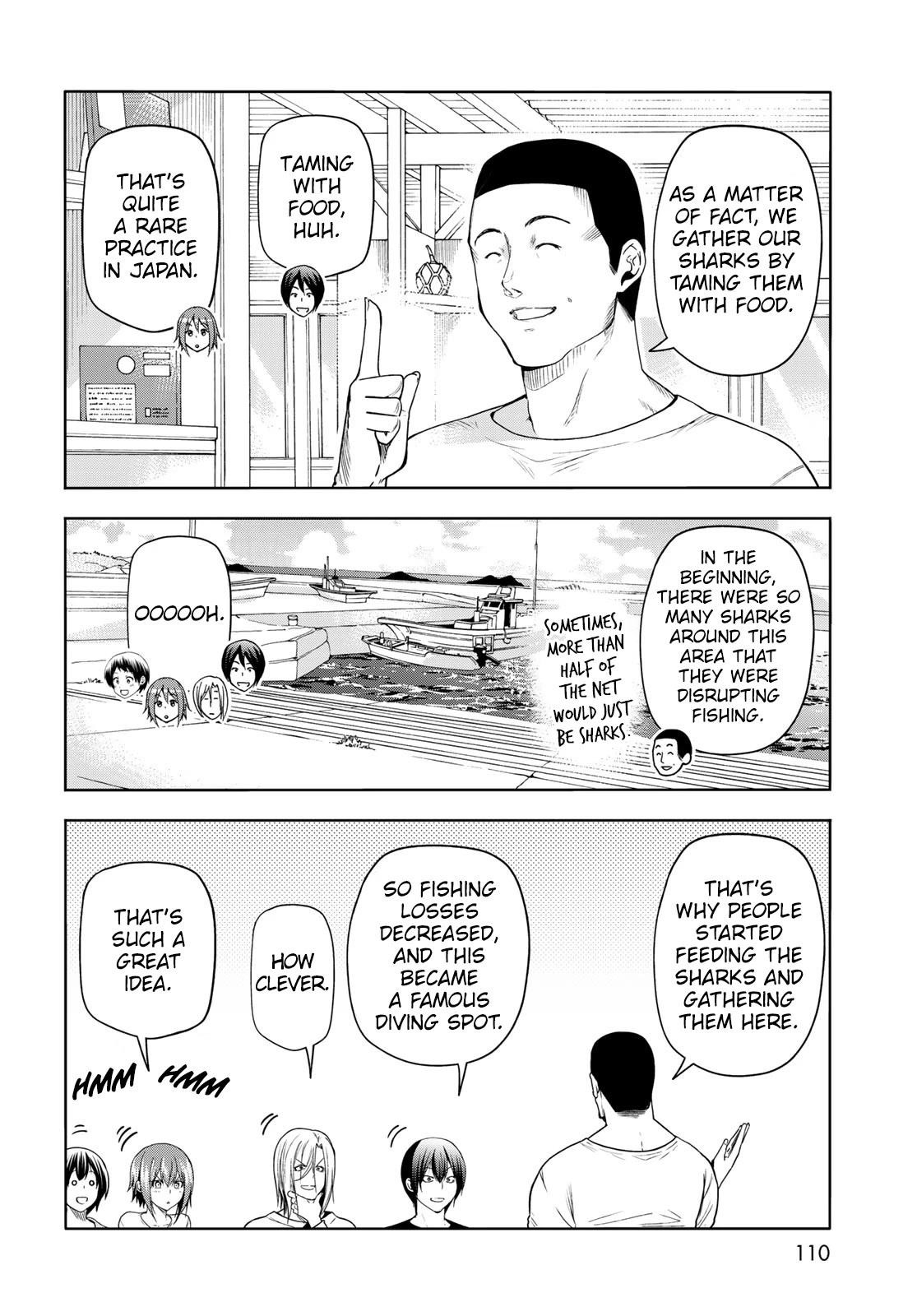 Grand Blue Dreaming Manga Chapter 81 page 18 - Shark Scramble
