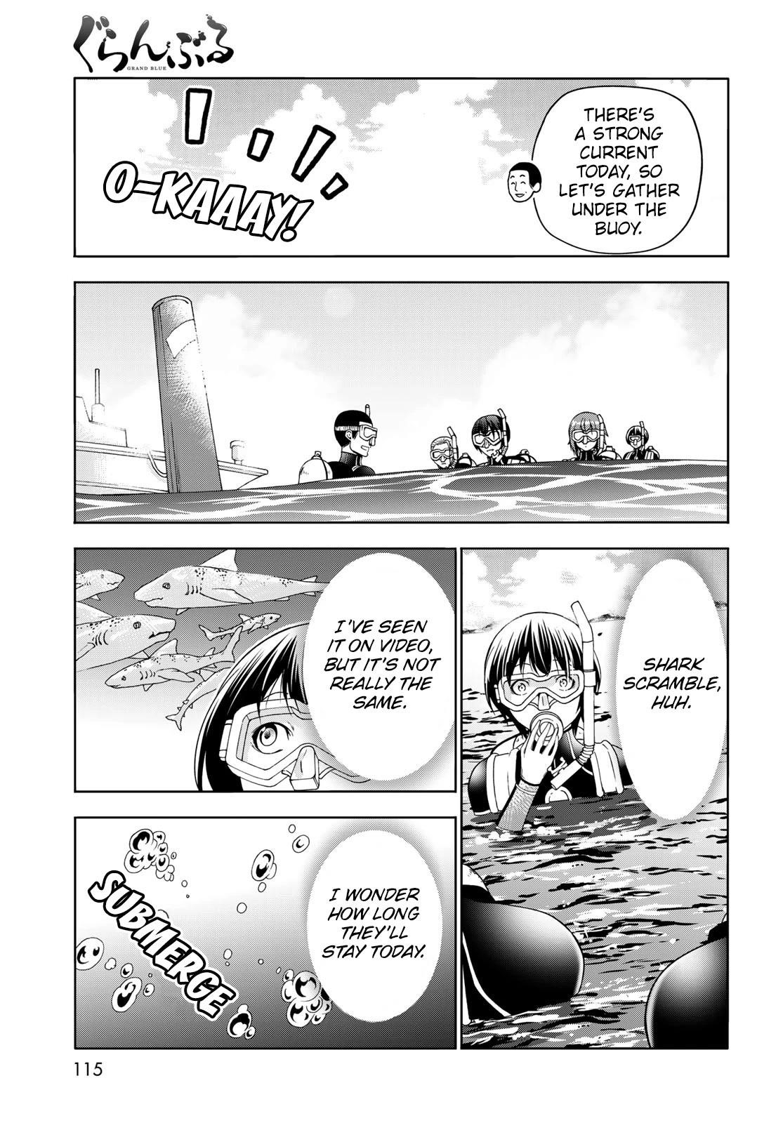 Grand Blue Dreaming Manga Chapter 81 page 23 - Shark Scramble