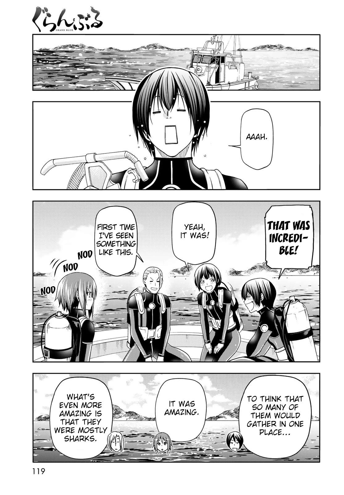 Grand Blue Dreaming Manga Chapter 81 page 26 - Shark Scramble