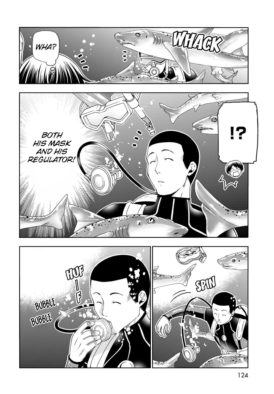 Grand Blue Dreaming Manga Chapter 81 page 31 - Shark Scramble