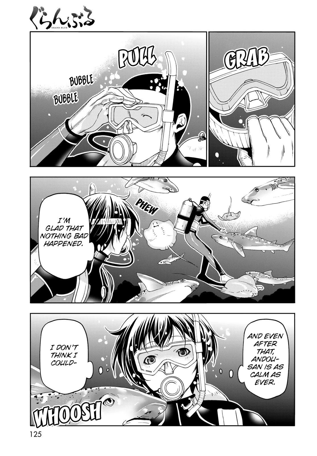 Grand Blue Dreaming Manga Chapter 81 page 32 - Shark Scramble