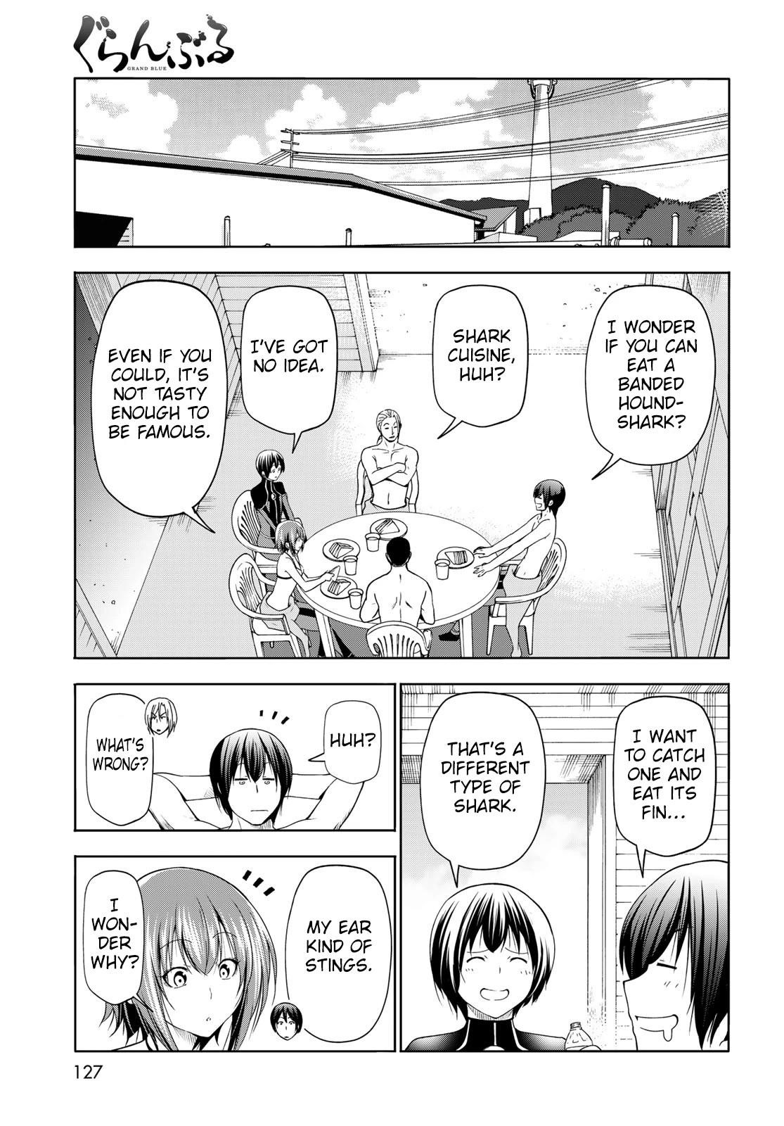 Grand Blue Dreaming Manga Chapter 81 page 33 - Shark Scramble