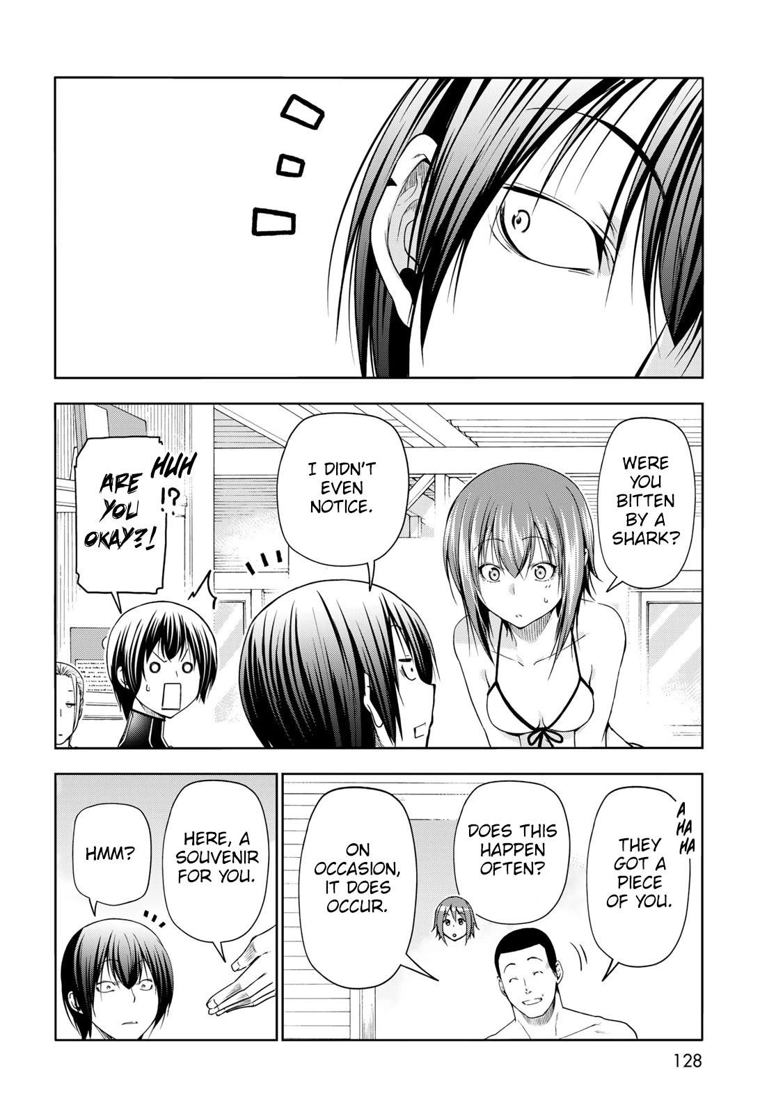 Grand Blue Dreaming Manga Chapter 81 page 34 - Shark Scramble