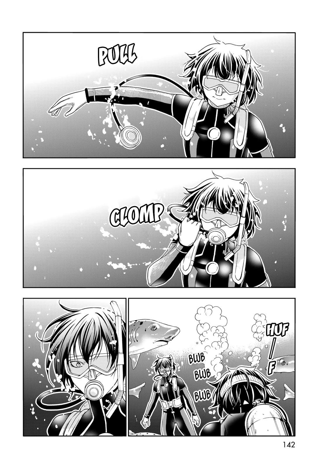 Grand Blue Dreaming Manga Chapter 81 page 48 - Shark Scramble