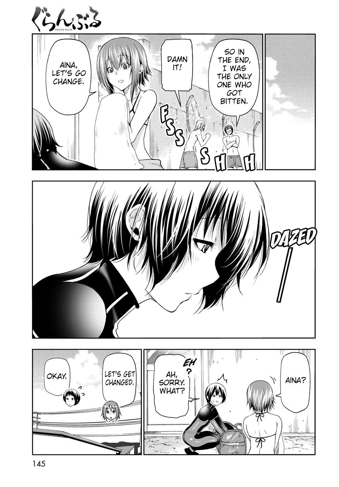 Grand Blue Dreaming Manga Chapter 81 page 51 - Shark Scramble