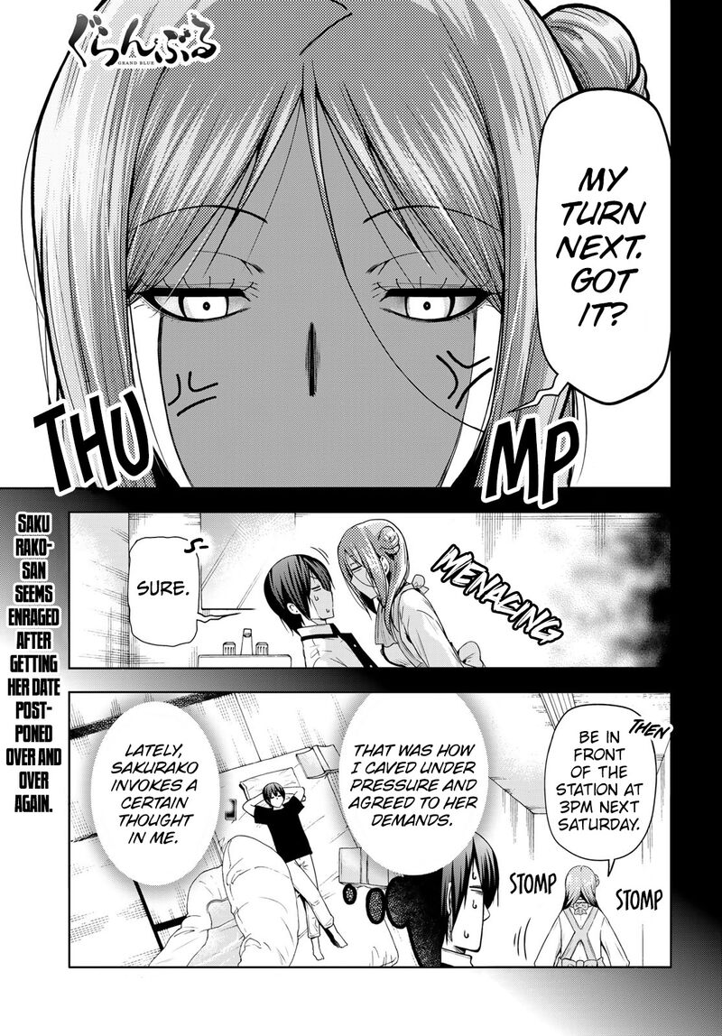 Grand Blue Dreaming Manga Chapter 83 page 1 - Serving Herself Up
