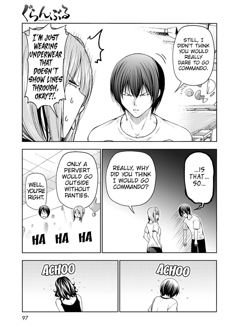 Grand Blue Dreaming Manga Chapter 83 page 13 - Serving Herself Up