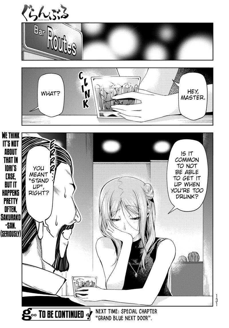 Grand Blue Dreaming Manga Chapter 83 page 47 - Serving Herself Up