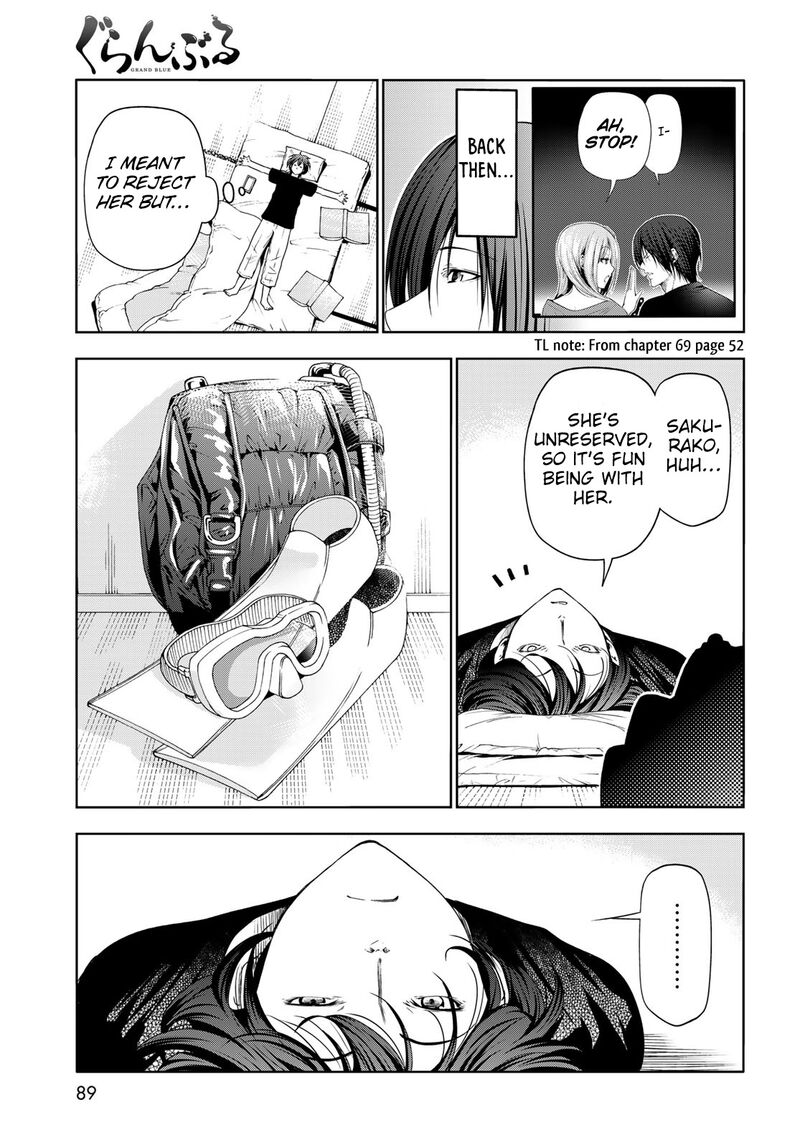 Grand Blue Dreaming Manga Chapter 83 page 5 - Serving Herself Up