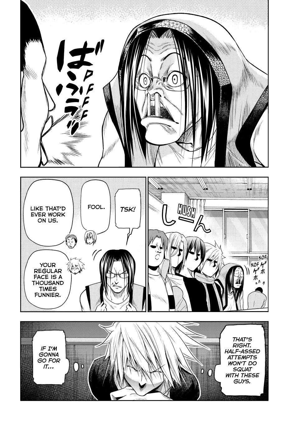 Grand Blue Dreaming Manga Chapter 86 page 13 - No Reaction Game