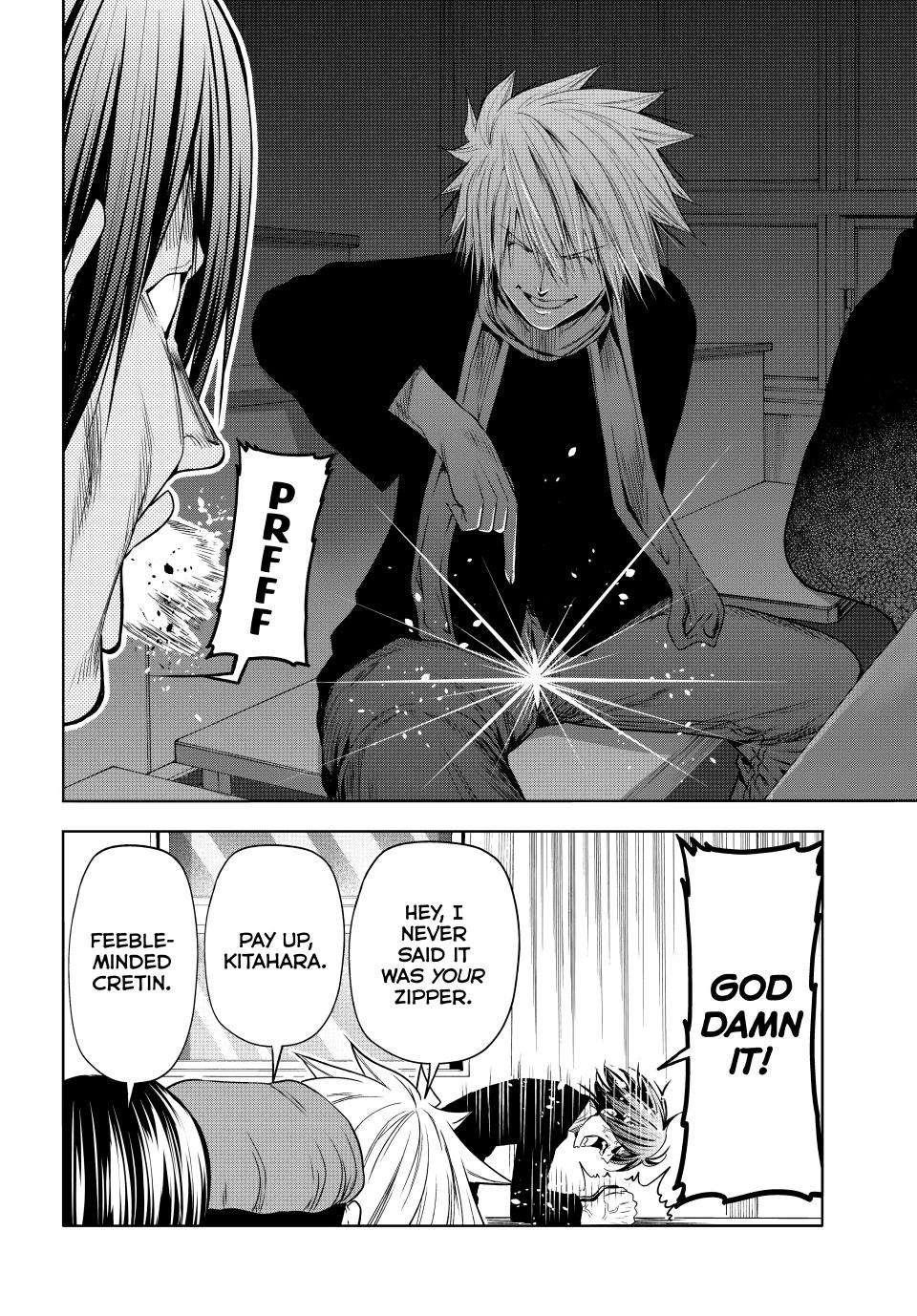 Grand Blue Dreaming Manga Chapter 86 page 15 - No Reaction Game