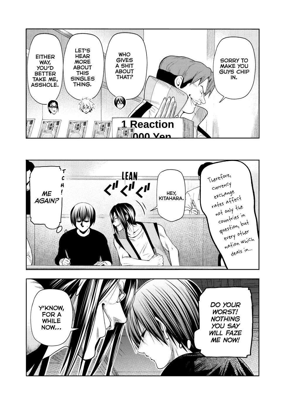 Grand Blue Dreaming Manga Chapter 86 page 22 - No Reaction Game
