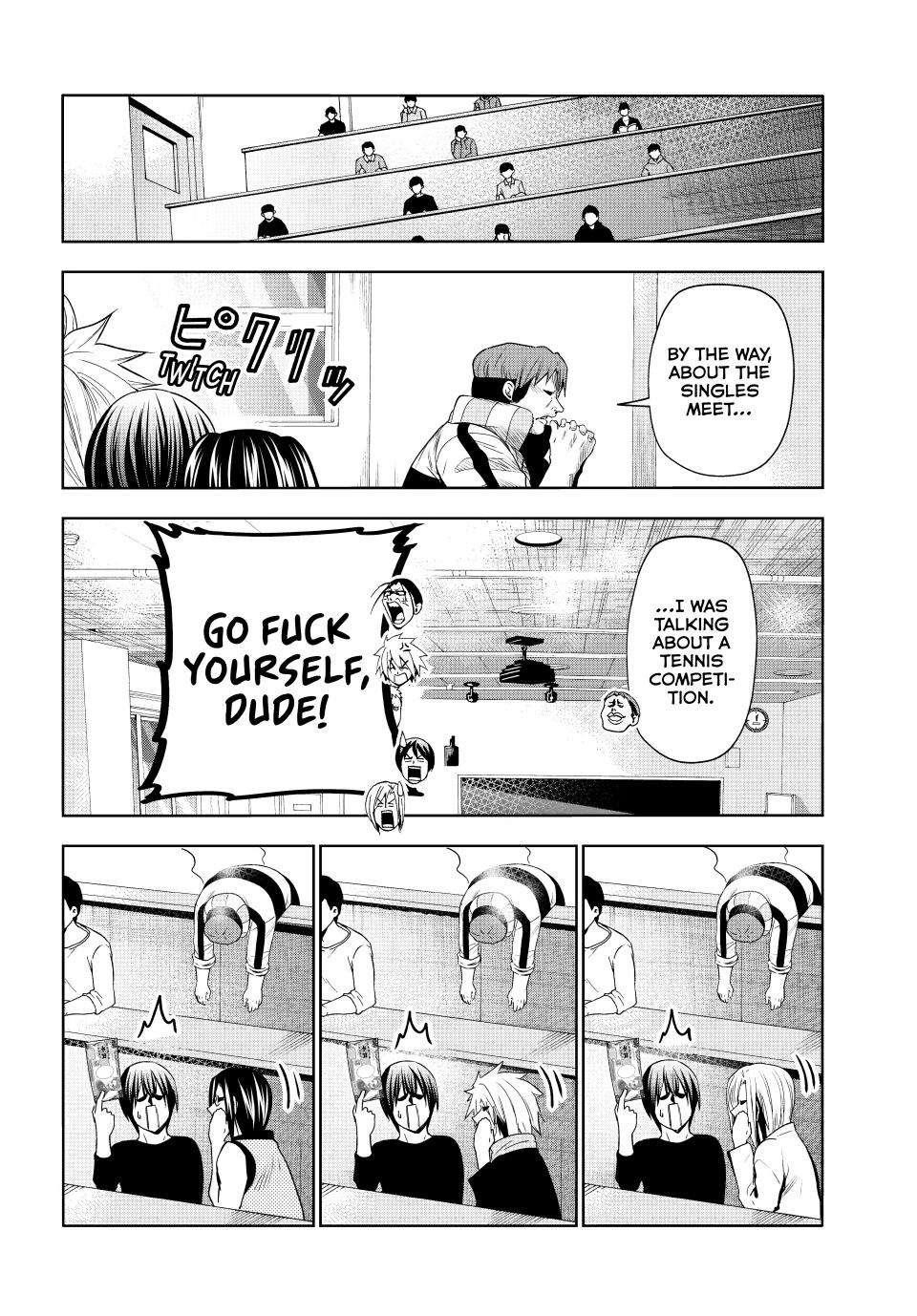 Grand Blue Dreaming Manga Chapter 86 page 25 - No Reaction Game