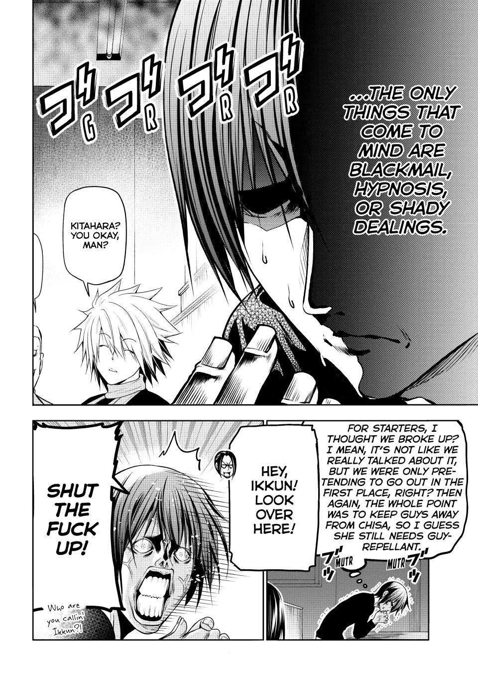 Grand Blue Dreaming Manga Chapter 86 page 7 - No Reaction Game