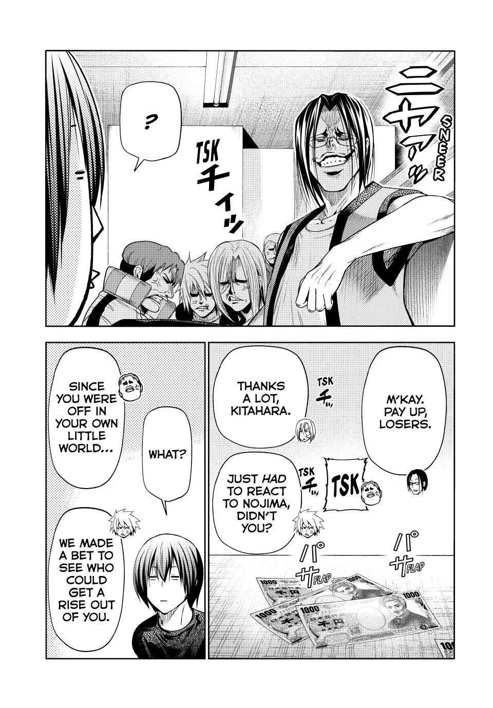 Grand Blue Dreaming Manga Chapter 86 page 8 - No Reaction Game