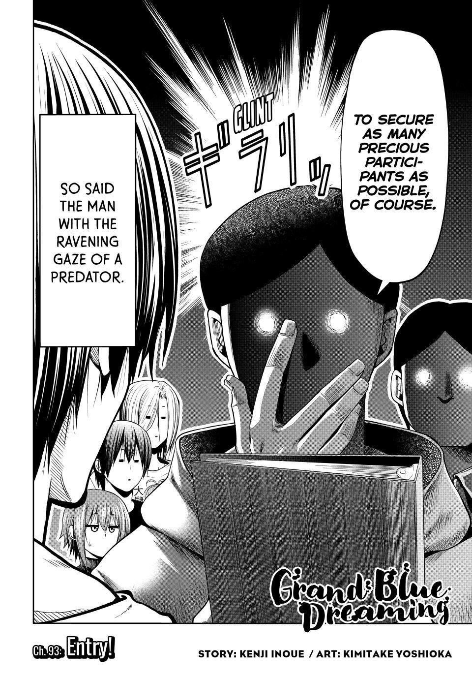 Grand Blue Dreaming Manga Chapter 93 page 2 - Entry!