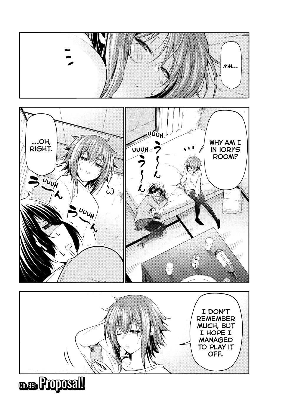 Grand Blue Dreaming Manga Chapter 99 page 4 - Proposal